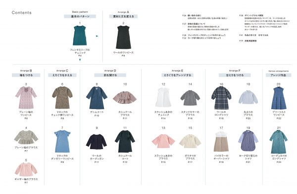 Arrangement wear by Yoshiko Tsukiori
