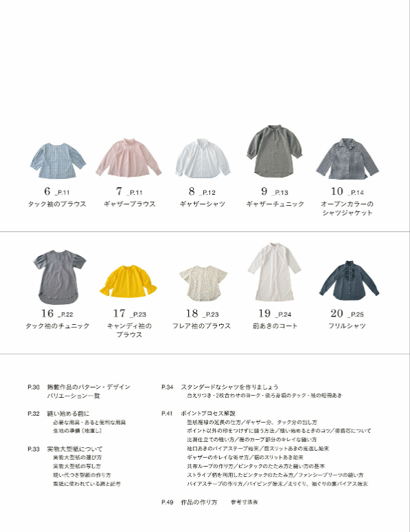 Yoshikotsukiori's shirt and blouse