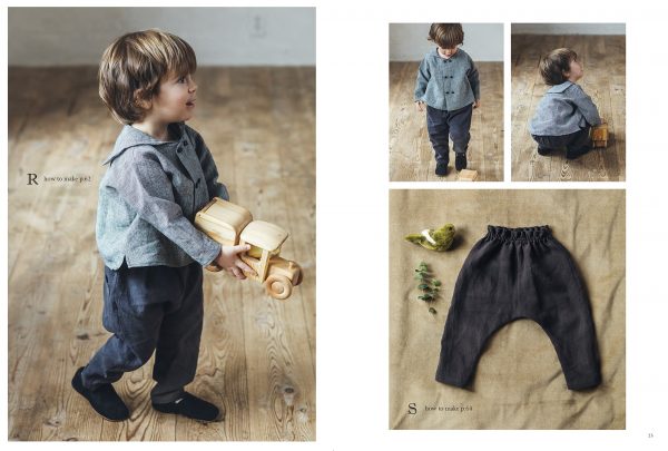 Handmade clothes for small children by Mika Aragaki